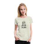 This Girl Runs On Jesus & Insulin Women’s Comfort T-Shirt - heather oatmeal