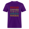 Proud Owner Of A Useless Pancreas Softstyle Unisex T-Shirt - purple