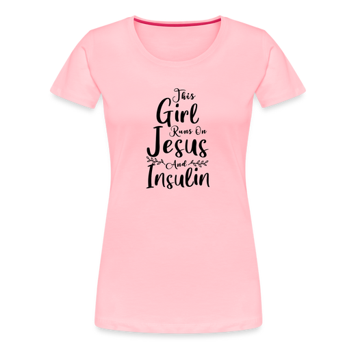 This Girl Runs On Jesus & Insulin Women’s Comfort T-Shirt