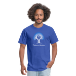 Diabetes Awareness Tree Of Love & Life Unisex T-Shirt - royal blue