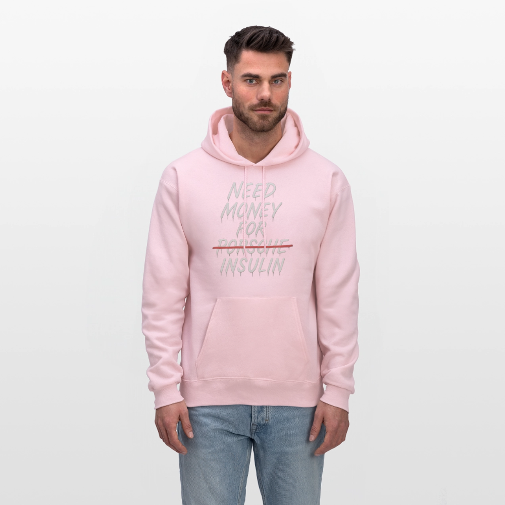 Need Money For Insulin Hoodie Parody Unisex Sweatshirt Hoody - pale pink