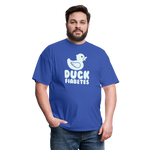 Duck Fiabetes Funny Diabetic Humor Unisex Softyle T-Shirt - royal blue