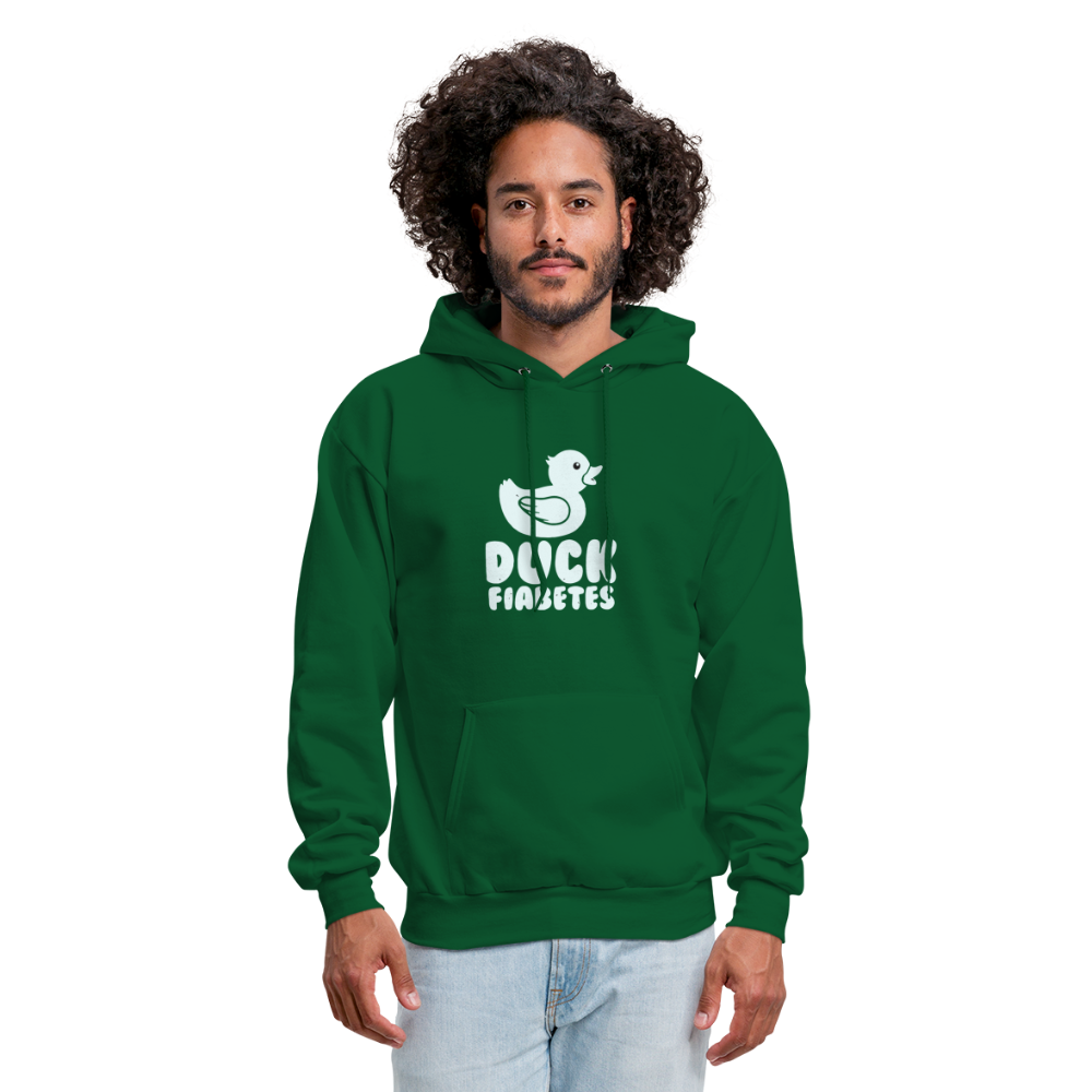 Duck Fiabetes Diabetic Humor Unisex Premium Comfort Hoodie - forest green