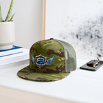 Freedom Band Snap Back Trucker Hat - MultiCam\green