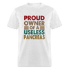 Proud Owner Of A Useless Pancreas Softstyle Unisex T-Shirt - light heather gray