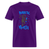 Diabetic Ninja Adult Premium Softstyle Unisex T-Shirt - purple