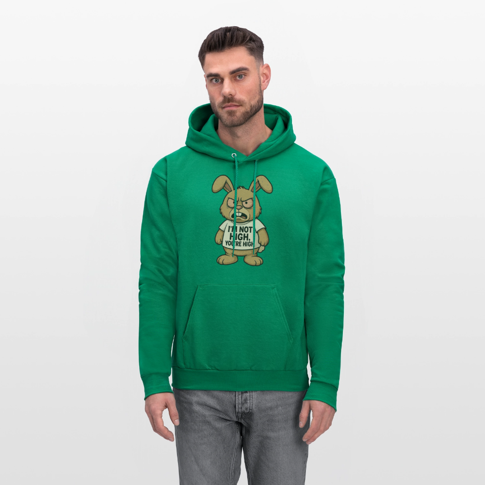 Im Not High, You're High Funny Unisex Adult Hoodie - kelly green