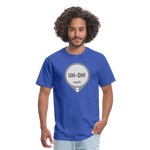UH-OH! Dexcom Lows Alert Humor Adult Unisex T-Shirt - royal blue