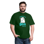 Diabetes Is Boo Sheet Funny Diabetic Halloween Humor Unisex T-Shirt - forest green