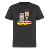 Beetus & Butthead Mashup Parody Diabetes Unisex Adult T-Shirt - heather black