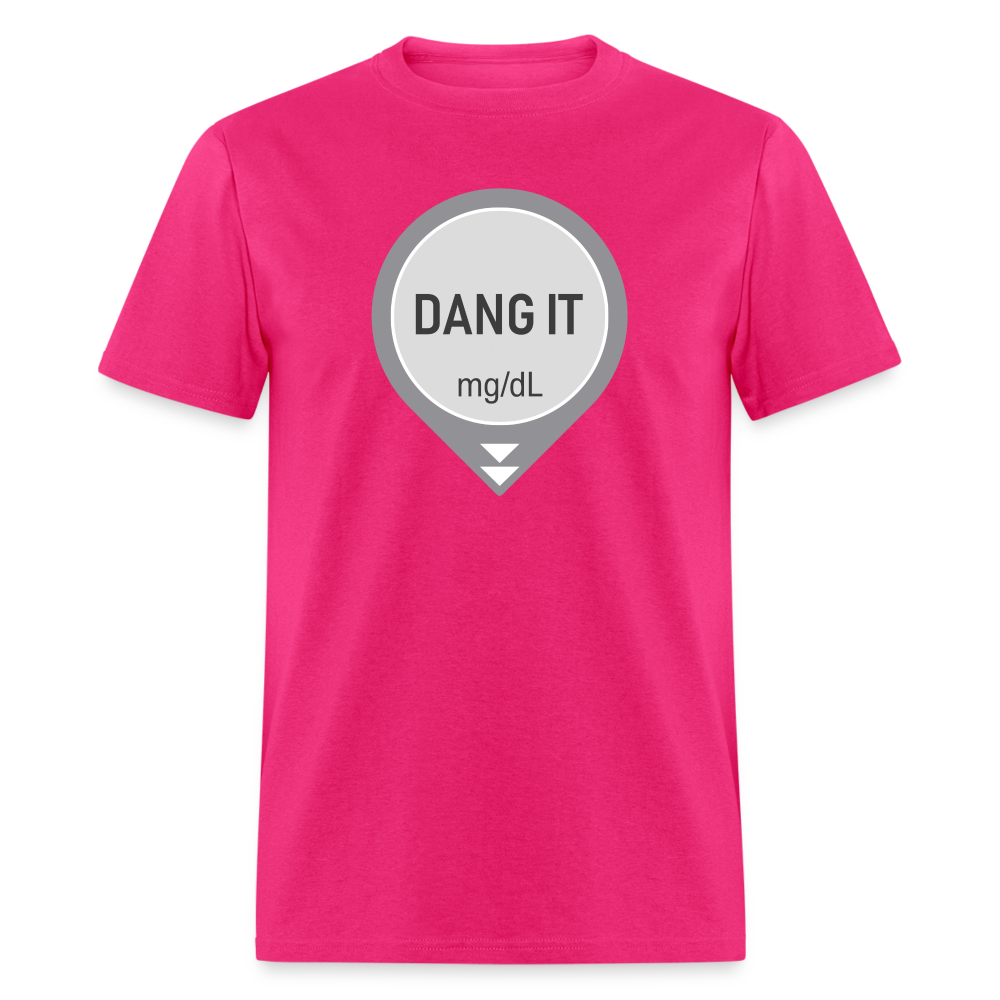 Dang It Dexcom CGM Funny Alert Sayings Unsex Adult T-Shirt - fuchsia