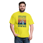 Be Nice To Diabetics Insulin Humor Unisex T-Shirt - yellow