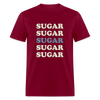 Hey Sugar Sugar Diabetes Awareness Adult Unisex T-Shirt - burgundy