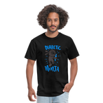 Diabetic Ninja Adult Premium Softstyle Unisex T-Shirt - black