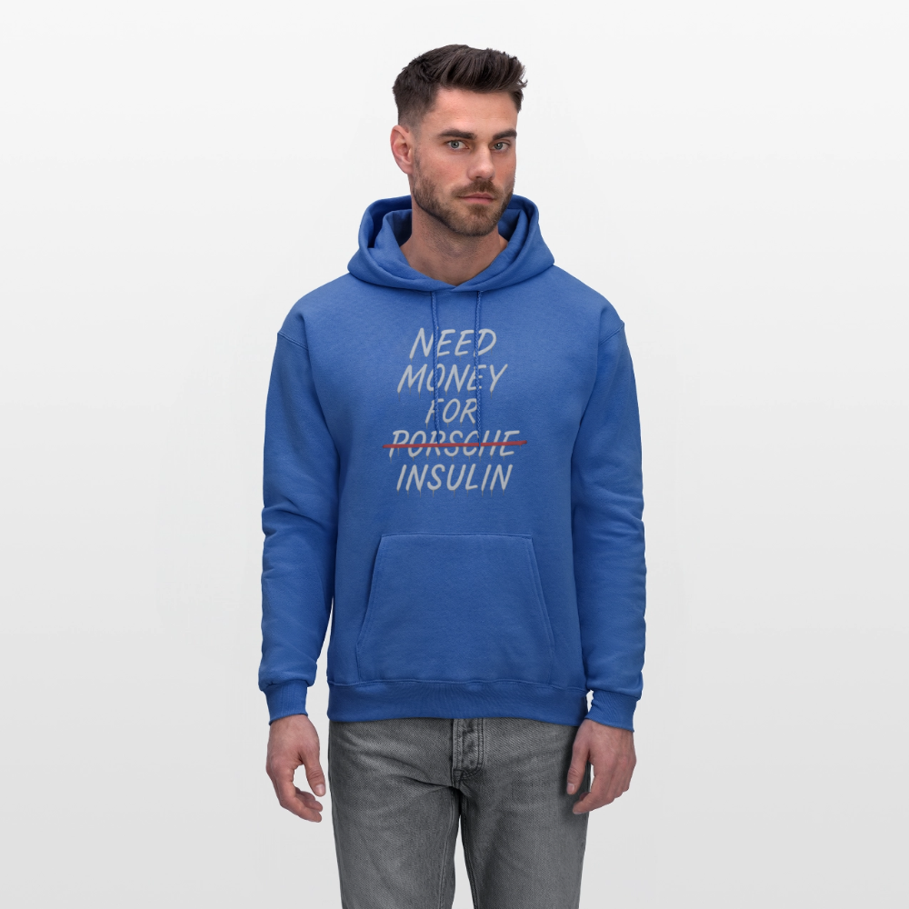 Need Money For Insulin Hoodie Parody Unisex Sweatshirt Hoody - royal blue