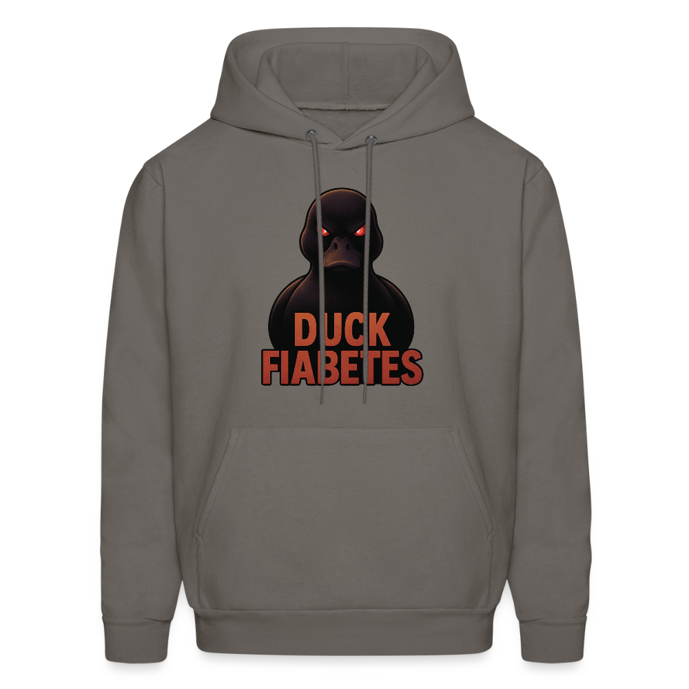 Duck Fiabetes Adult Unisex Comfort Hoodie - asphalt gray