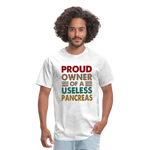 Proud Owner Of A Useless Pancreas Softstyle Unisex T-Shirt - light heather gray