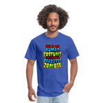 Human Costume Diabetic Zombie T-Shirt Halloween Humor : Unisex Tee Shirt - royal blue