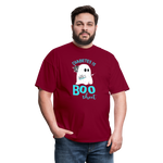 Diabetes Is Boo Sheet Funny Diabetic Halloween Humor Unisex T-Shirt - burgundy