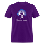Diabetes Awareness Tree Of Love & Life Unisex T-Shirt - purple