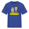 Beetus and Butthead Diabetes Humor Kids' T-Shirt - royal blue