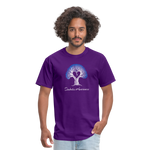 Diabetes Awareness Tree Of Love & Life Unisex T-Shirt - purple