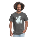 Duck Fiabetes Funny Diabetic Humor Unisex Softyle T-Shirt - charcoal