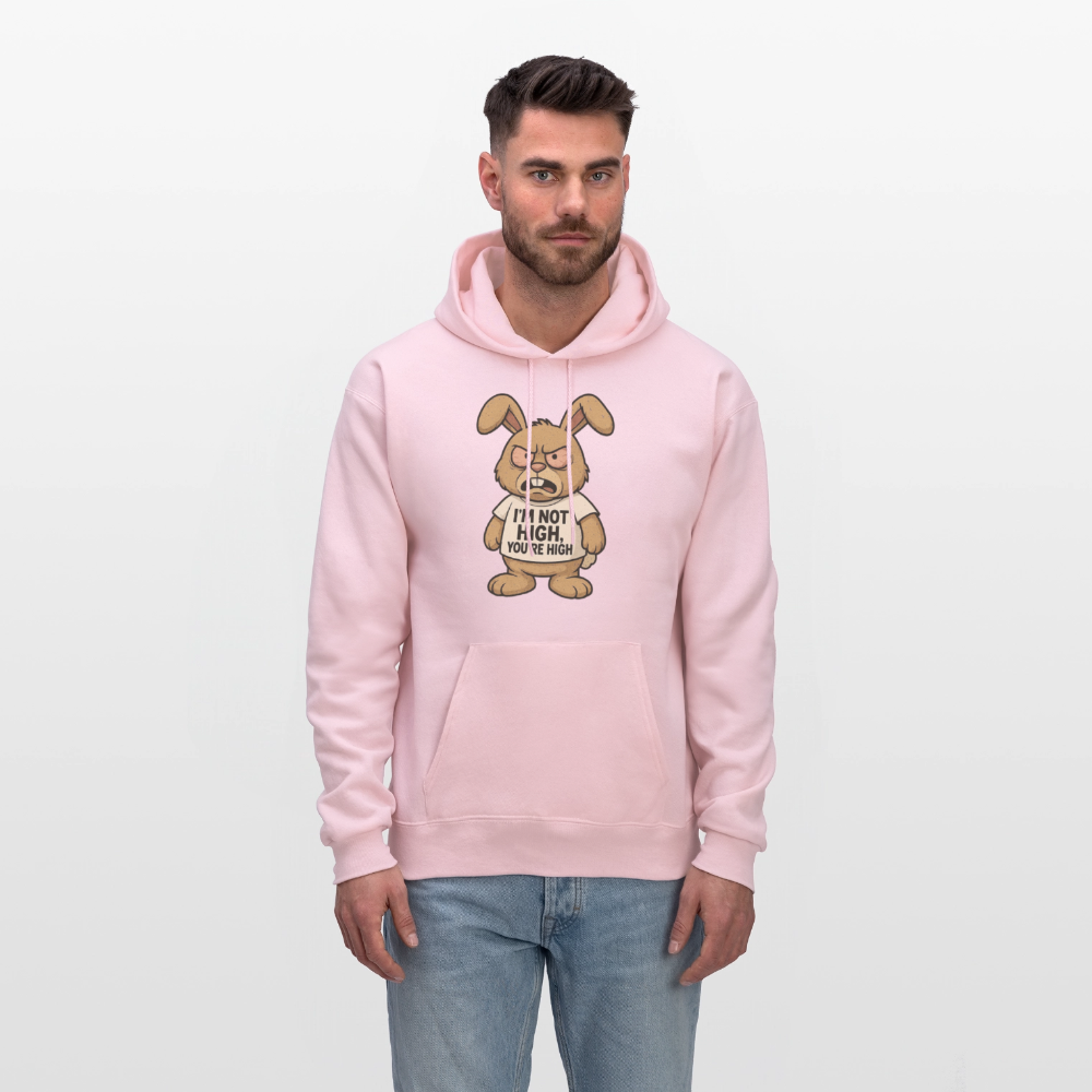 Im Not High, You're High Funny Unisex Adult Hoodie - pale pink