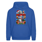 Type 1 Diabetes Ugly Christmas Men's Hoodie - royal blue
