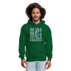 Diabetes Awareness Ribbon Unisex Softstyle Hoodie - forest green