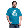 Duck Fiabetes Funny Diabetic Humor Unisex Softyle T-Shirt - turquoise