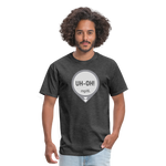 UH-OH! Dexcom Lows Alert Humor Adult Unisex T-Shirt - heather black