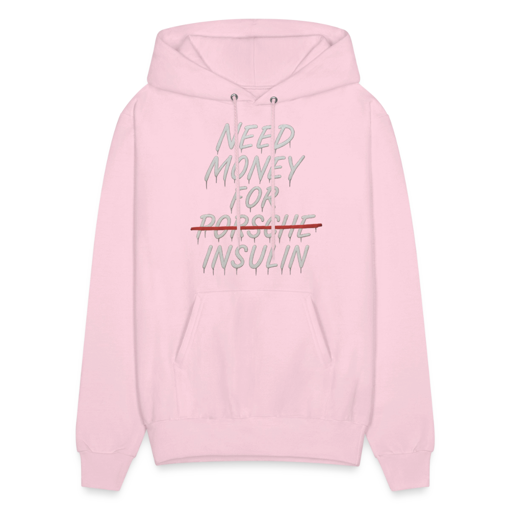 Need Money For Insulin Hoodie Parody Unisex Sweatshirt Hoody - pale pink