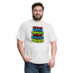 Human Costume Diabetic Zombie T-Shirt Halloween Humor : Unisex Tee Shirt - white