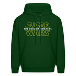 Sugar Wars "The Dexcom Awakens" Comfort Hoodie : Adult Unisex - forest green