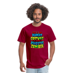 Human Costume Diabetic Zombie T-Shirt Halloween Humor : Unisex Tee Shirt - dark red