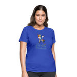 Ladies Fu** Diabetes Humor Premium Women's T-Shirt - royal blue