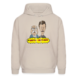 Beetus and Butthead Mashup Adult Unisex Comfort Hoodie - Sand