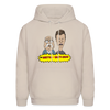 Beetus and Butthead Mashup Adult Unisex Comfort Hoodie - Sand