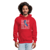 Diabetes Awareness Ribbon Unisex Softstyle Hoodie - red