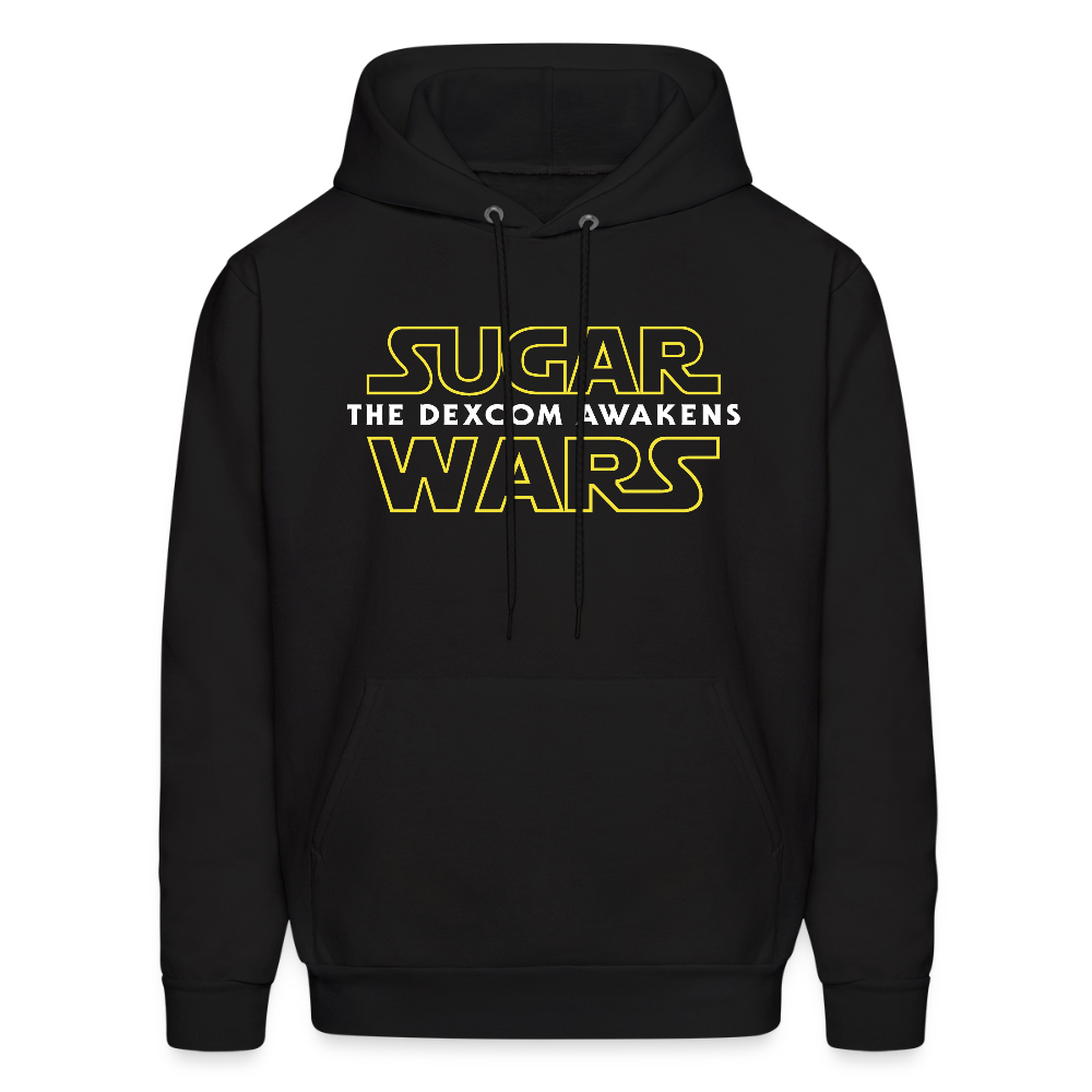Sugar Wars "The Dexcom Awakens" Comfort Hoodie : Adult Unisex - black