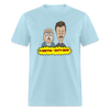 Beetus & Butthead Mashup Parody Diabetes Unisex Adult T-Shirt - powder blue