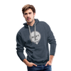 Dexcom Oh Sh*t Lows Premium Unisex Hoodie - heather denim