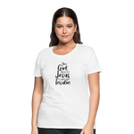This Girl Runs On Jesus & Insulin Women’s Comfort T-Shirt - white
