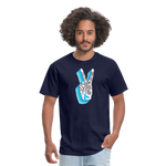 Faith Love Hope joy Peace cure Diabetes Awareness T-Shirt Unisex T-Shirt - navy