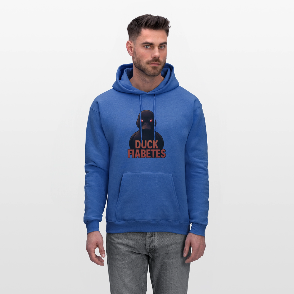 Duck Fiabetes Adult Unisex Comfort Hoodie - royal blue