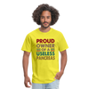 Proud Owner Of A Useless Pancreas Softstyle Unisex T-Shirt - yellow