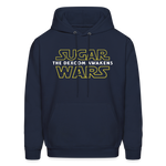 Sugar Wars "The Dexcom Awakens" Comfort Hoodie : Adult Unisex - navy
