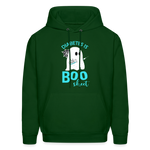 Diabetes Is Boo Sheet Humor Softstyle Unisex Hoodie - forest green