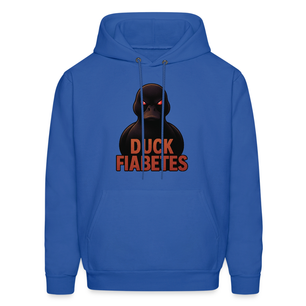 Duck Fiabetes Adult Unisex Comfort Hoodie - royal blue
